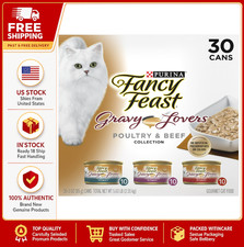 Purina Fancy Feast Gravy Lovers Kitten Food, Wet Cat Food, Poultry Beef, 3 oz