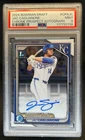 2024 Bowman Draft Jac Caglianone Chrome Auto 1st Prospect #CPA-JC Royals PSA 9