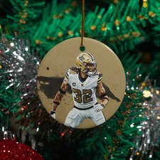 Tyrann Mathieu Star Player - New Orleans Saints Christmas Ceramic Ornament Gift