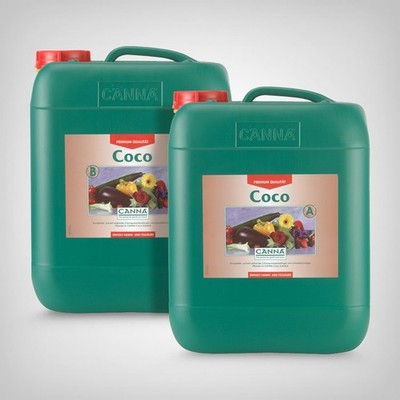 CANNA Coco A&B 10L Kokosdünger - Komplett für Wachstum & Blüte, Profi Hydroponik