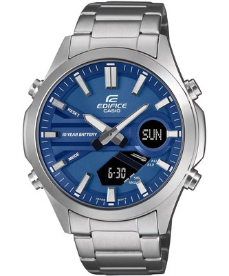 Casio Edifice Silber Herren Armbanduhr EFV-C120D-2AEF