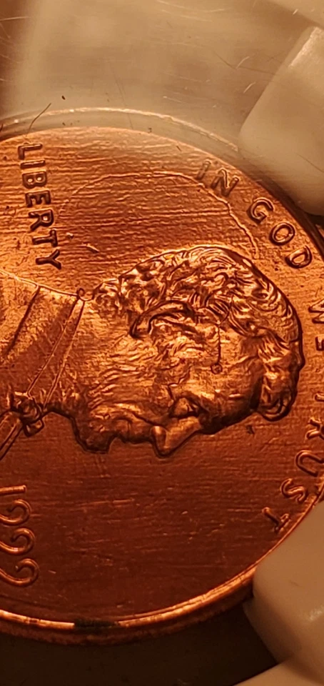 1999 Lincoln Cent  Double Struck In Collar  NGC MS66 Strong Doubled Struck - Image 4 of 4