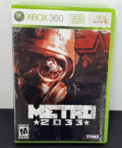 Metro 2033 Video Game (Xbox 360, 2010) Complete Video Game