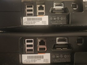 Lot of 4 Microsoft Xbox 360 Slim Video Game Consoles - For Parts or Repair