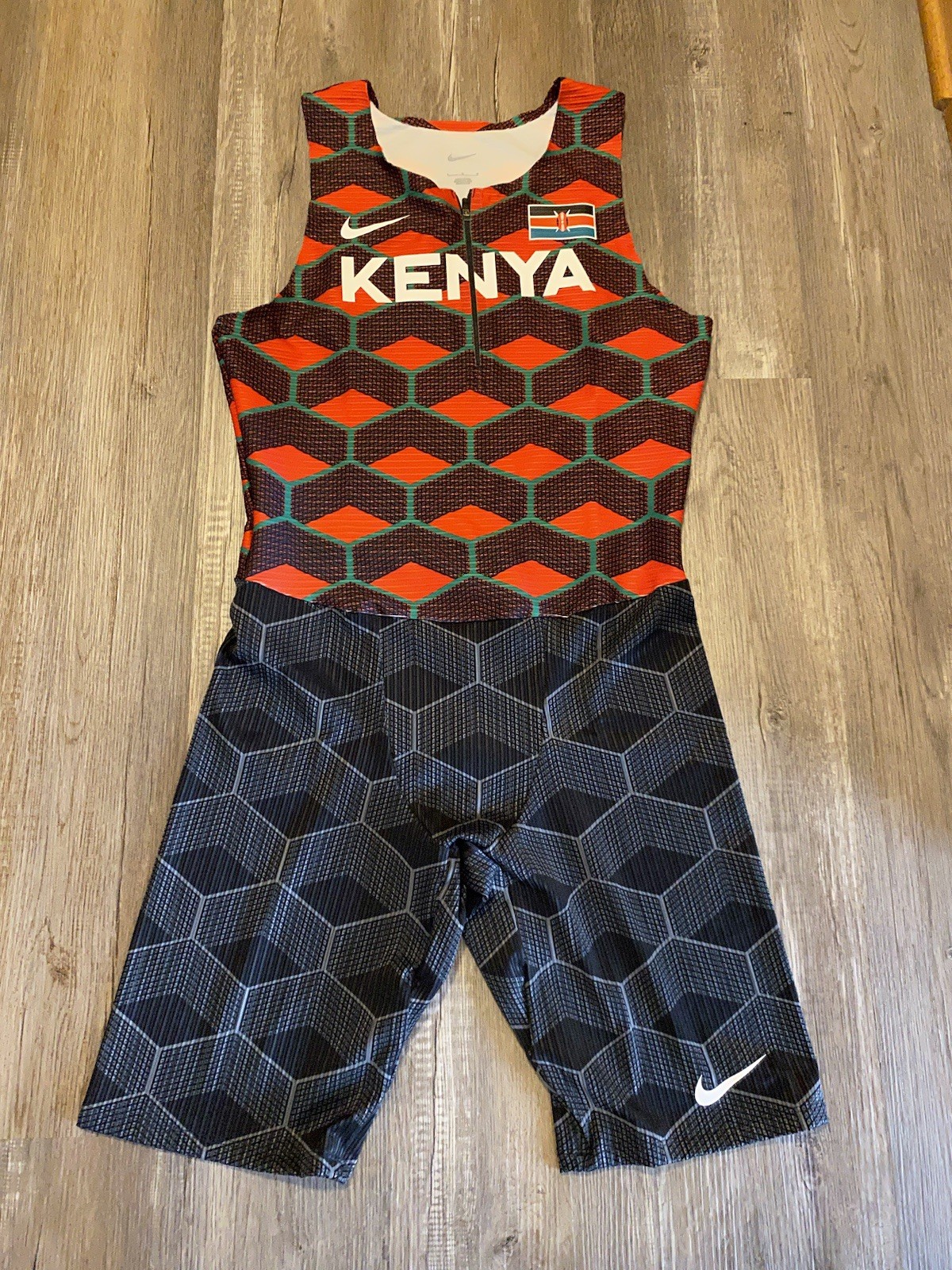 Nike Kenya International Team Pro Elite Speedsuit CI8900-602 Men Size Large NWOT
