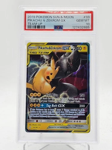 Team Up Pikachu Zekrom GX 2019 Sun & Moon Team Up Pikachu Zekrom GX #33