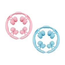 16 Wheel Leg Roller Massage Tool Wrists Back Handheld Forearm Thighs Muscle