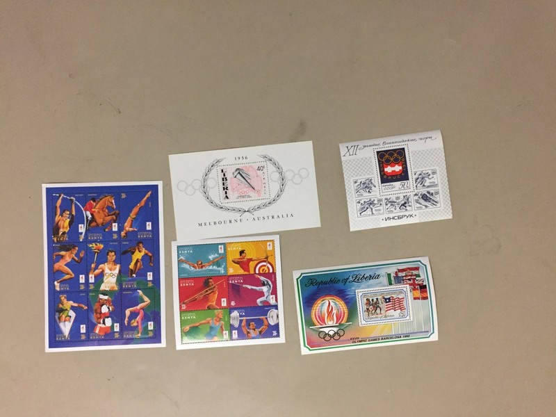 Five MNH OLYMPIC GAMES SS