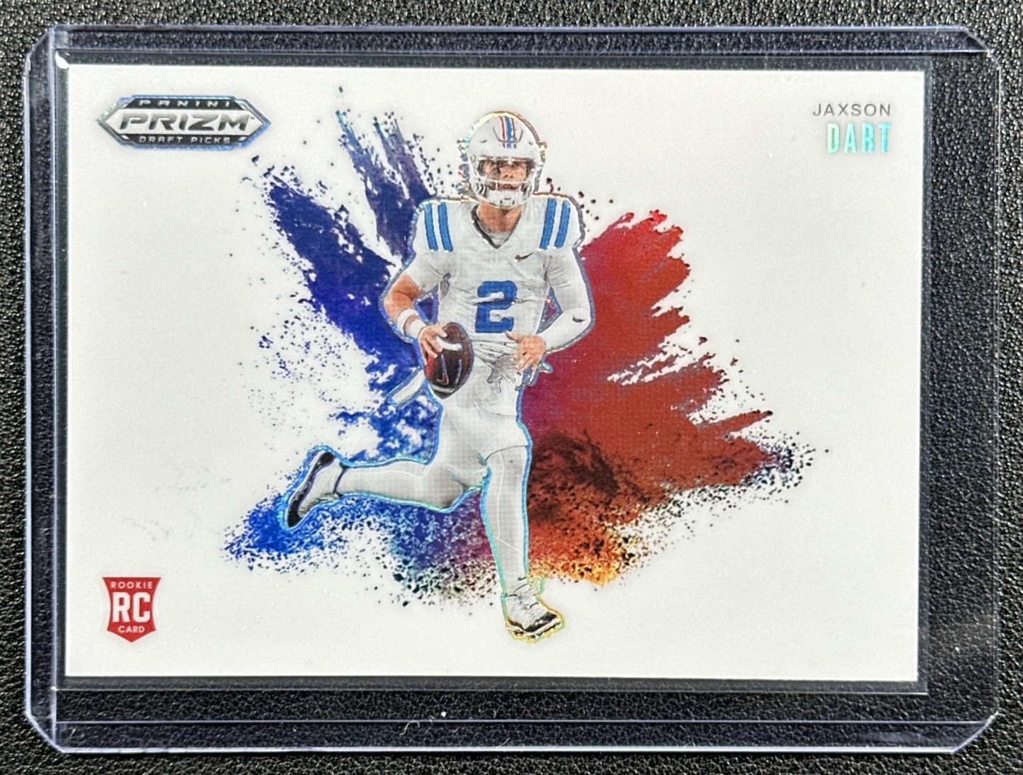 JAXSON DART 2025 PANINI PRIZM DRAFT PICKS #14 ROOKIE COLOR BLAST RC REBELS SP