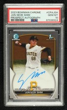 2023 Bowman Chrome Prospect Auto Jun-Seok Shim #CPA-JSH PSA 10 GEM MT Auto 0g6d