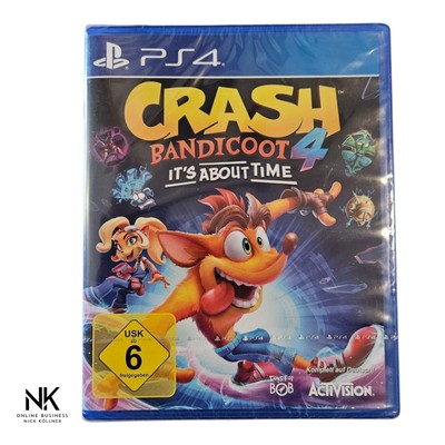 Ps4 Crash Bandicoot 4 Its About Time - Sony Playstation Videospiel Neu Sealed