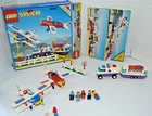 Vintage LEGO Town: Aerial Acrobats (6345) Set 1993 w/ Box & Manual - Incomplete