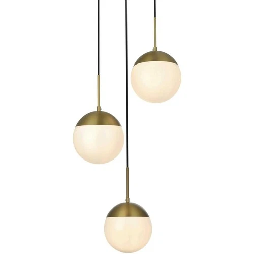 Living District LD6068SG Eclipse Pendant Satin Gold - Picture 3 of 9