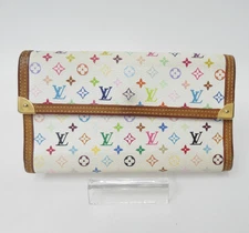 LOUIS VUITTON Monogram Multicolor Porte Tresor International Wallet F#46077