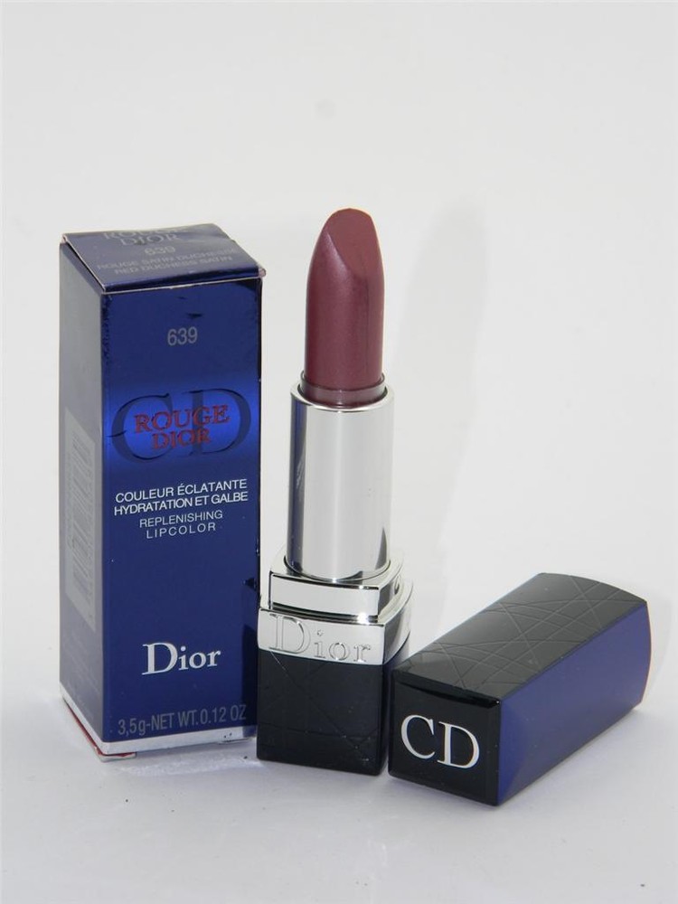 Rouge Dior Replenishing Lipcolor Lipstick 639 Red Duchess Satin New In Box