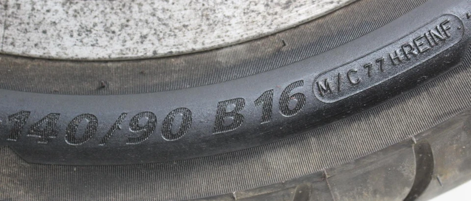 Harley-Davidson Electra Glide 1989 llanta trasera recta  Foto 3 de 4