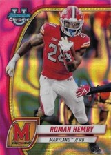 🔥 2024 Bowman Chrome U University Football Pick Complete Your Set Pink Lava 🔥