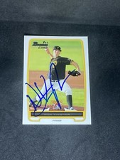 Nick Kingham 2012 Bowman Prospects 1st #BP8 Pittsburgh Pirates Auto Signed Card