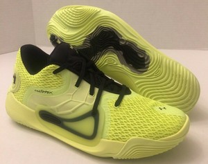 neon yellow under armour shoes