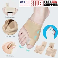 2pcs Hallux Valgus Bunion Corrector Orthopedic Adjuster Brace Foot Toe Separator