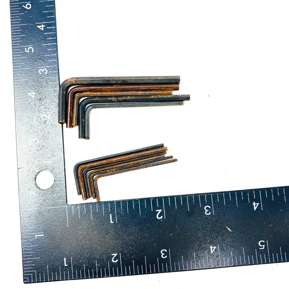 11 Pcs L Shaped Hex Key Wrench Set, Hand Tools, Workshop Equipments - Image 3 of 4