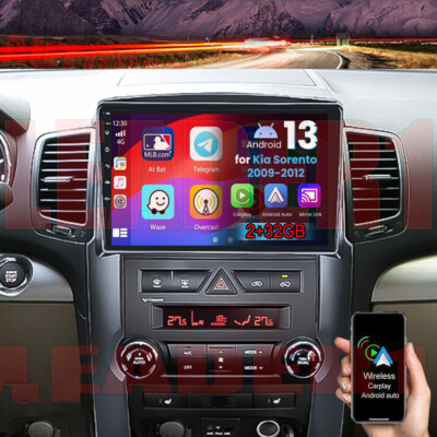 10.1'' Android13 Car Stereo Wireless Carplay GPS 2+32GB For Kia Sorento 2009-2012