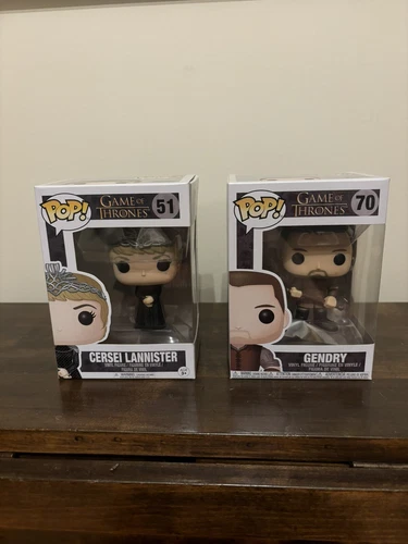 Game Of Thrones Funko Pop Lot Cersei Lannister Gendry #51 #70 Protectors
