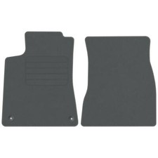 Velours Fußmatten für Mercedes GLB X247 ab Bj. 2019 Automatten VORNE GRAU PREM