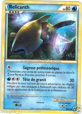 Pokemon Nr. 69/95 - RELICANTH - PV80 .... (Ref. 9842)