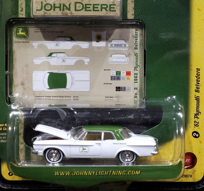 Johnny Lightning 62 1962 Plymouth Belvedere John Deere Collectible Car Lmtd