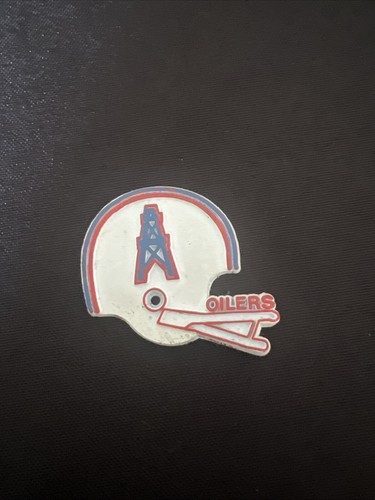 Houston Oilers vintage mini helmet magnets fridge standings board