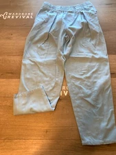 Vintage Gitano High Rise Tapered Blue Crop Pants Mom Women Size 14 Short