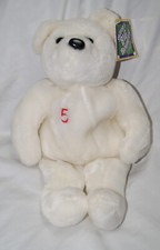 Salvino's Big Bammers Nomar Garciaparra Teddy Bear 5 White 14" Boston Red Sox