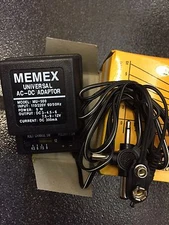 NEW MEMEX MU-500 UNIVERSAL AC-DC CHARGER ADAPTER + 6 WAY PLUG UNIVERSAL TIPS 