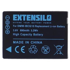 Batteria per Panasonic Lumix DMC-3D1 DMC-TZ18 DMC-TZ10 DMC-TZ20 890mAh 3,6V
