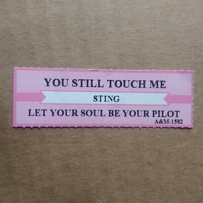 STING You Still Touch Me JUKEBOX STRIP Record 45 rpm 7''
