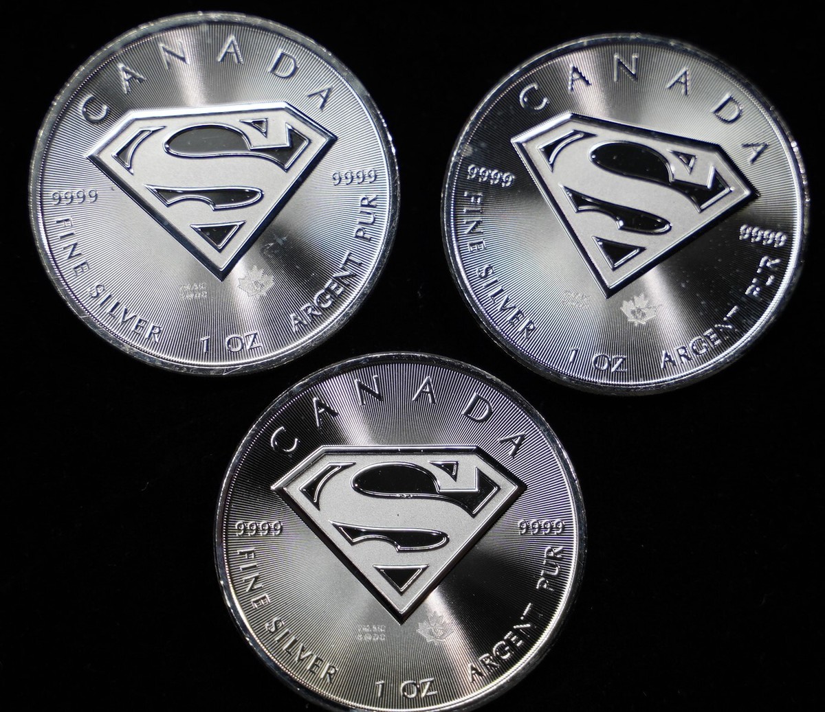 2016 Canadian Superman 1 troy ounce .9999 fine silver coin C484 | eBay