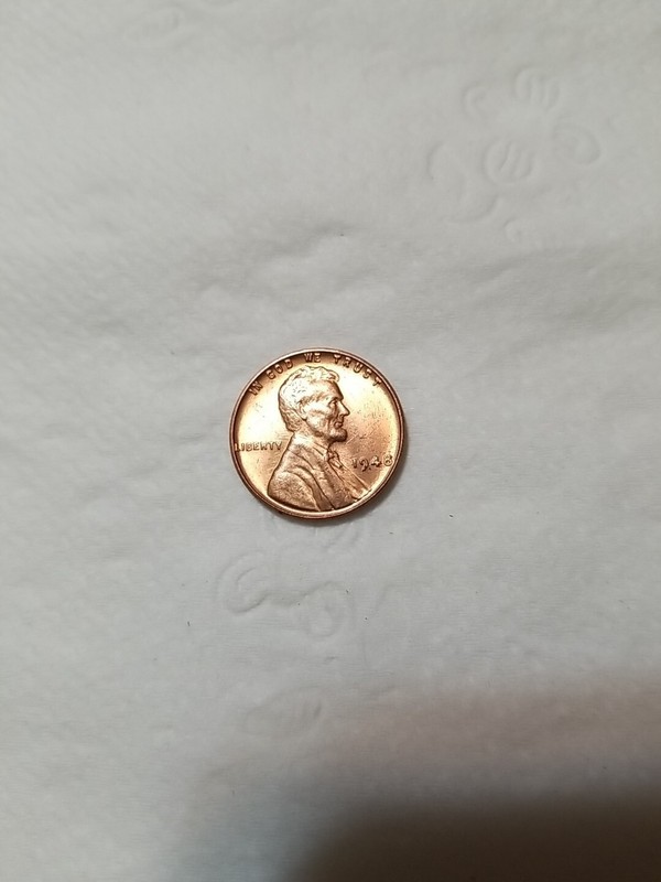 1948 Lincoln Wheat Cent UNC Date Error  8 Over 8 # 45