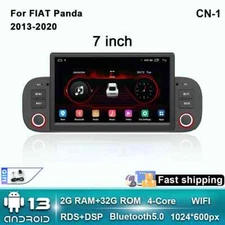 For Fiat Panda 2013-20 Stereo Multimedia Video Player GPS Navi Carplay Car Radio