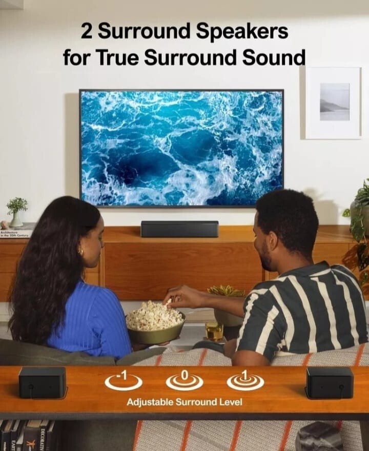 ULTIMEA 5.1 Surround Soundbar, 3D Surround Sound System, Soundbar