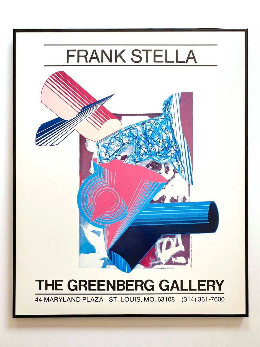 FRANK STELLA RARE 1985 LITHOGRAPH PRINT 