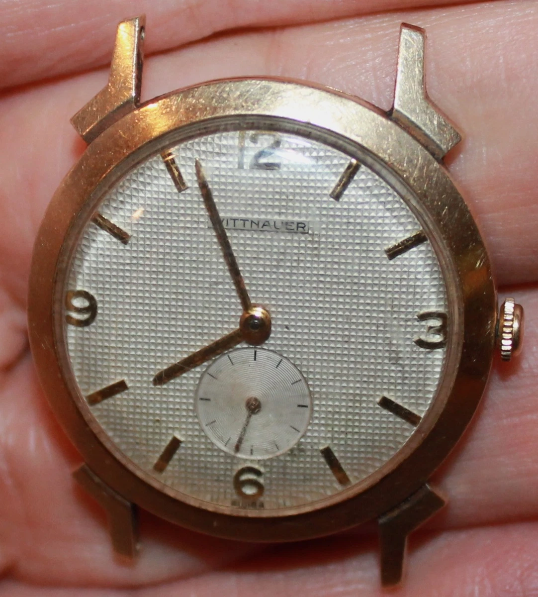Wittnauer 14k gold mens best sale watch