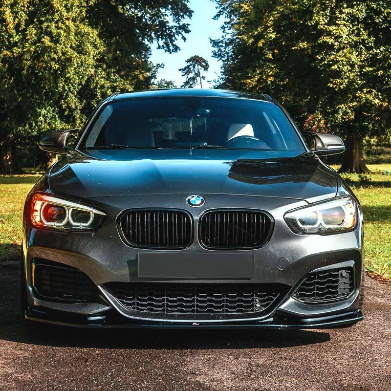 Tapas de fibra de carbono estilo M para BMW Serie 1 F20 F21 M135i M140i Foto 3 de 4