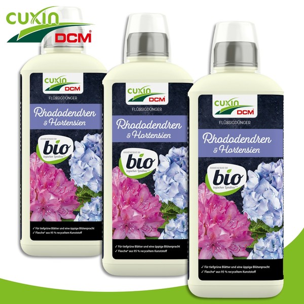 Cuxin 3X800 Ml FlüSsigdüNger Rhododendren & Hortensien Bio NaturdüNger Wachstum-image