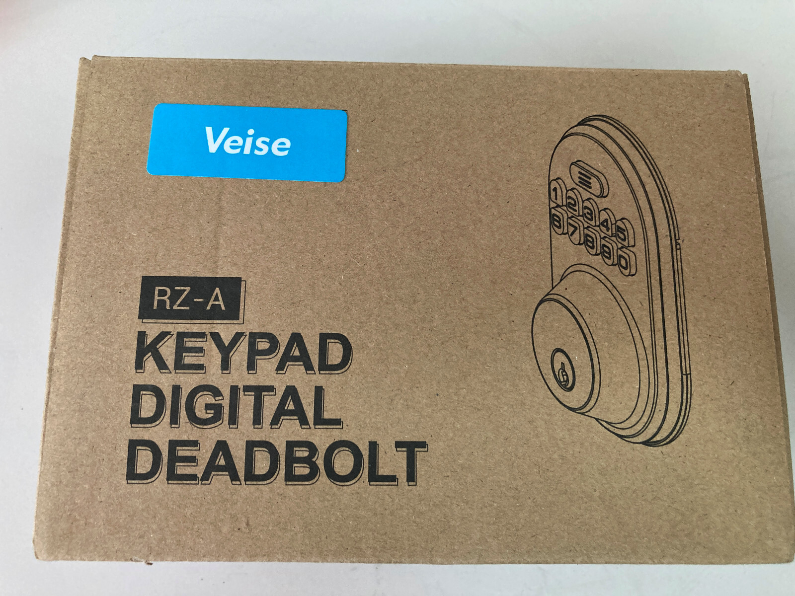 Veise RZ-A Bronze Digital Keypad Deadbolt for Keyless Entry-image