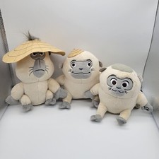 Lot of 3 Disney Raya the Last Dragon Ongis Plush Monkey Stuffed Animal Soft Toy
