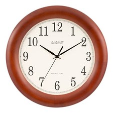 La Crosse Technology 12.5 Inch Cherry Wood At...