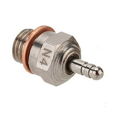 HSP 70117 N4 Super Glow Plug #4 Spark Med Hot Nitro Engine Parts RC 1:10 Car UK - Picture 3 of 4