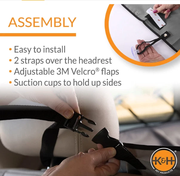 K&H Pet Products Quilted Cargo Pet Cover & Protector - Gray - Image 3 of 4