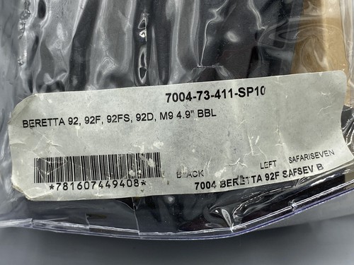 Safariland 7TS SLS LH Leg Rig Black Holster, BERETTA 92 M9 M9A1 M9A3 M9A4 - Picture 7 of 7